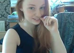 Sweet increased by comminuted gingerhead teen masturbates heavens webcam
