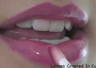 Latina girls covered with cum